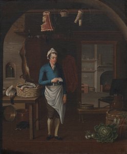 Küchenszene von John Atkinson