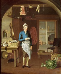 Küchenszene, 1771 von John Atkinson