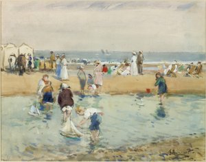 Am Strand, Whitley Bay von John Atkinson