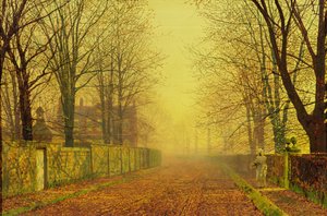 Abendglühen von John Atkinson Grimshaw
