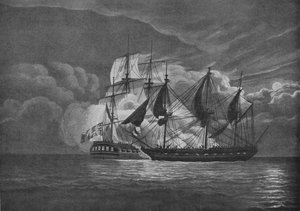 Eine feine Jagd und Ergreifung, um 1800