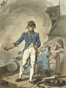 Postkapitän aus Costume of Great Britain, graviert vom Künstler, veröffentlicht von William Millar und James Walker, 1807 von John Augustus Atkinson