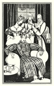 Illustration für Don Juan von Lord Byron: Ich weiß nicht, wie es war, aber er wurde krank von John Austen