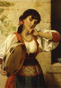 Eine neapolitanische Tänzerin von John Bagnold Burgess