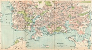 Plymouth, 20. Jahrhundert von John Bartholomew
