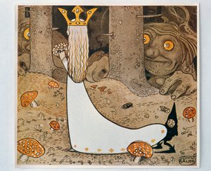 Die Prinzessin und der Troll. Aus Bland Tomtar och Troll