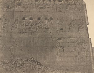 Edfu-Skulpturen und Inschriften auf der orientalischen Seite von John Beasley Greene
