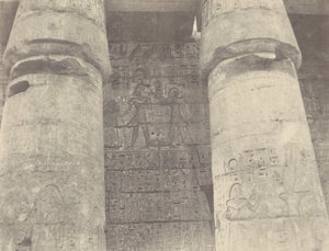 Médinet Habou, Palast von Ramsès Méïamoun, linke Wand von John Beasly Greene