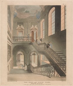 Die Halle und Treppenhaus, British Museum