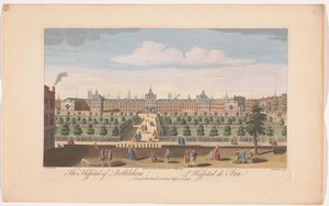 Ansicht des Bethlem Royal Hospital in London