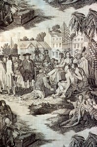 William Penns Vertrag mit den Indianern (Stoff) von John Boydell