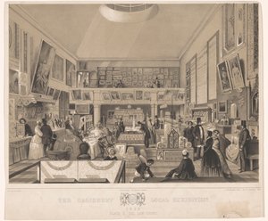 Innenraum des Gerichts während der Salisbury Local Exhibition, 1852