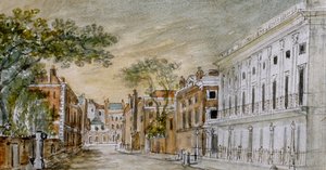 Blick entlang der Vigo Lane, City of Westminster, London, 1793 von John Bromley