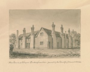 Chenies Hall - Almosenhäuser von John Buckler
