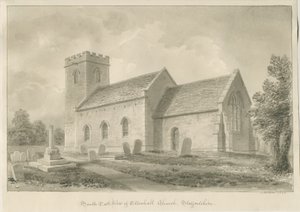 Ellenhall Kirche von John Buckler
