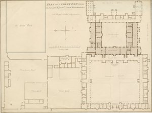 Audley End - Plan von John Buckler