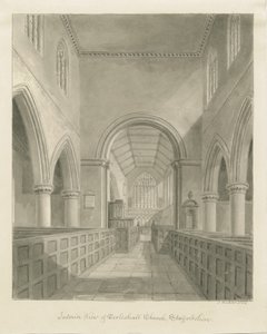Innenraum der Eccleshall Kirche