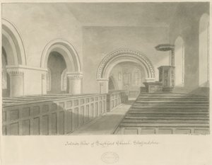 Innenraum der Kirche von Seighford