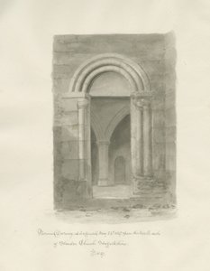 Innenraum der Kirche von Standon von John Buckler