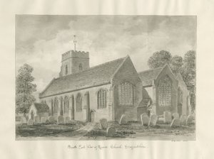 Kinver Church: Sepia-Zeichnung
