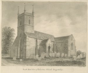 Shenstone Kirche von John Buckler