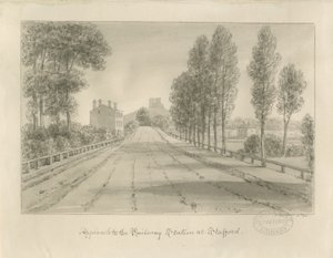 Stafford - Zufahrt zum Bahnhof von John Buckler