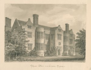 Sussex - Lewes - Glynde Place von John Buckler