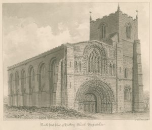 Tutbury Priory Kirche von John Buckler