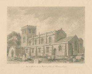 Westmorland - Appleby Kirche: Sepia-Zeichnung, 1800 von John Buckler