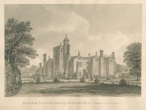 Worcestershire - Hindlip Hall von John Buckler