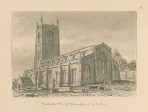 Yorkshire - Skipton Kirche von John Buckler