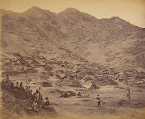 Kutchi (Zigeuner) Dorf und Lager in der Nähe von Dakka