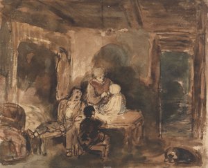 Hütteninnenraum von John Burnet