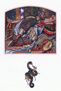 Afridi-Liebe, Illustration aus The Garden of Kama (and other lyrics from India), 1920 von John Byam Liston Shaw