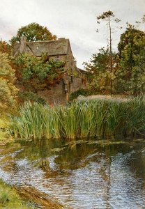 Ein Herbstgarten von John Byam Liston Shaw