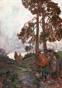 Schwach und Bereit-zum-Halt bringen die Nachhut von John Byam Liston Shaw