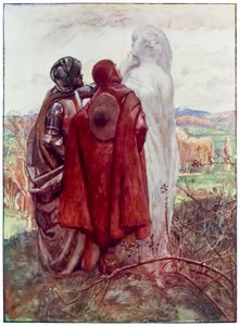 Lots Frau aus The Pilgrims Progress From This World, To That Which Is To Come von John Bunyan (1628-1688) Illustration von Byam Shaw (1872-1919) von John Byam Liston Shaw