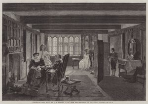 Schachmatt, nächster Zug, aus der Ausstellung der Royal Academy von John Callcott Horsley