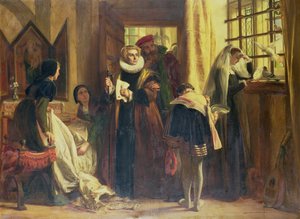 Maria Stuart in Gefangenschaft, 1871 von John Callcott Horsley