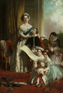 Königin Victoria und ihre Kinder von John Callcott Horsley