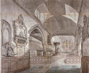 Kirche St. Giles ohne Cripplegate, City of London von John Carter