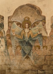 Studie der Wandmalereien im Kapitelhaus von John Carter
