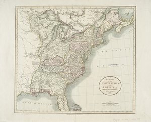 Eine neue Karte der Vereinigten Staaten von Amerika, nach den neuesten Autoritäten, 1806