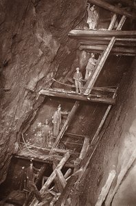 Der Mann-Motor bei Dolcoath Mine, Illustration aus 