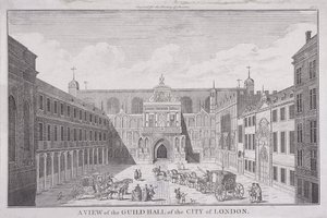 Guildhall, London, 1820 von John Chessell Buckler