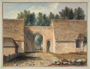 Südtor des Colleges in Maidstone, Kent von John Chessell Buckler