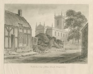 Stone Church: Sepia-Zeichnung