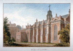Ansicht der Halle im Lambeth Palace, London, 1831 von John Chessell Buckler