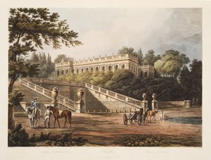 Schloss von Trianon, Illustration aus Versailles, Paris und Saint Denis, veröffentlicht 1805