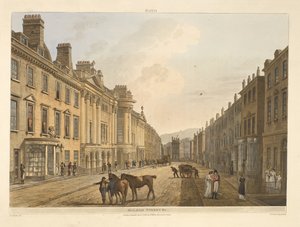 Milsom Street, Bath, illustriert durch eine Serie von Ansichten, nach den Zeichnungen von J. C. Nattes; mit Beschreibungen zu jeder Platte. John Claude Nattes 1806 von John Claude Nattes